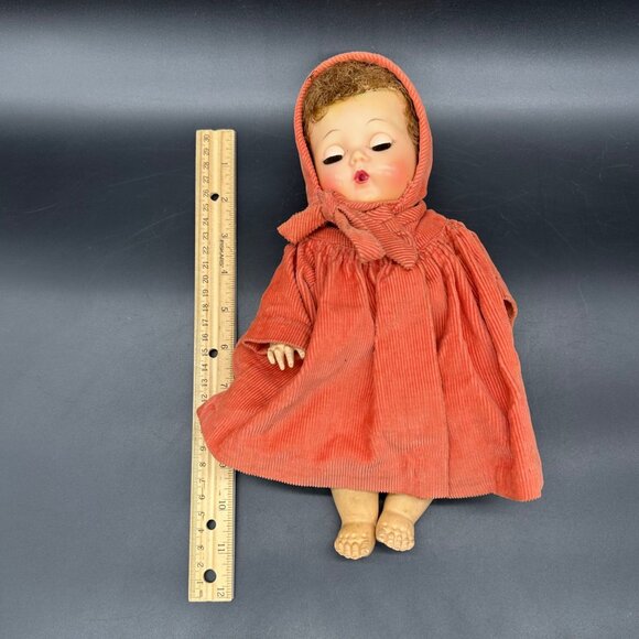 Vintage 1950s American Character Doll Weeping Sleepy Eyes Little Red Riding Hood - Picture 12 of 12
